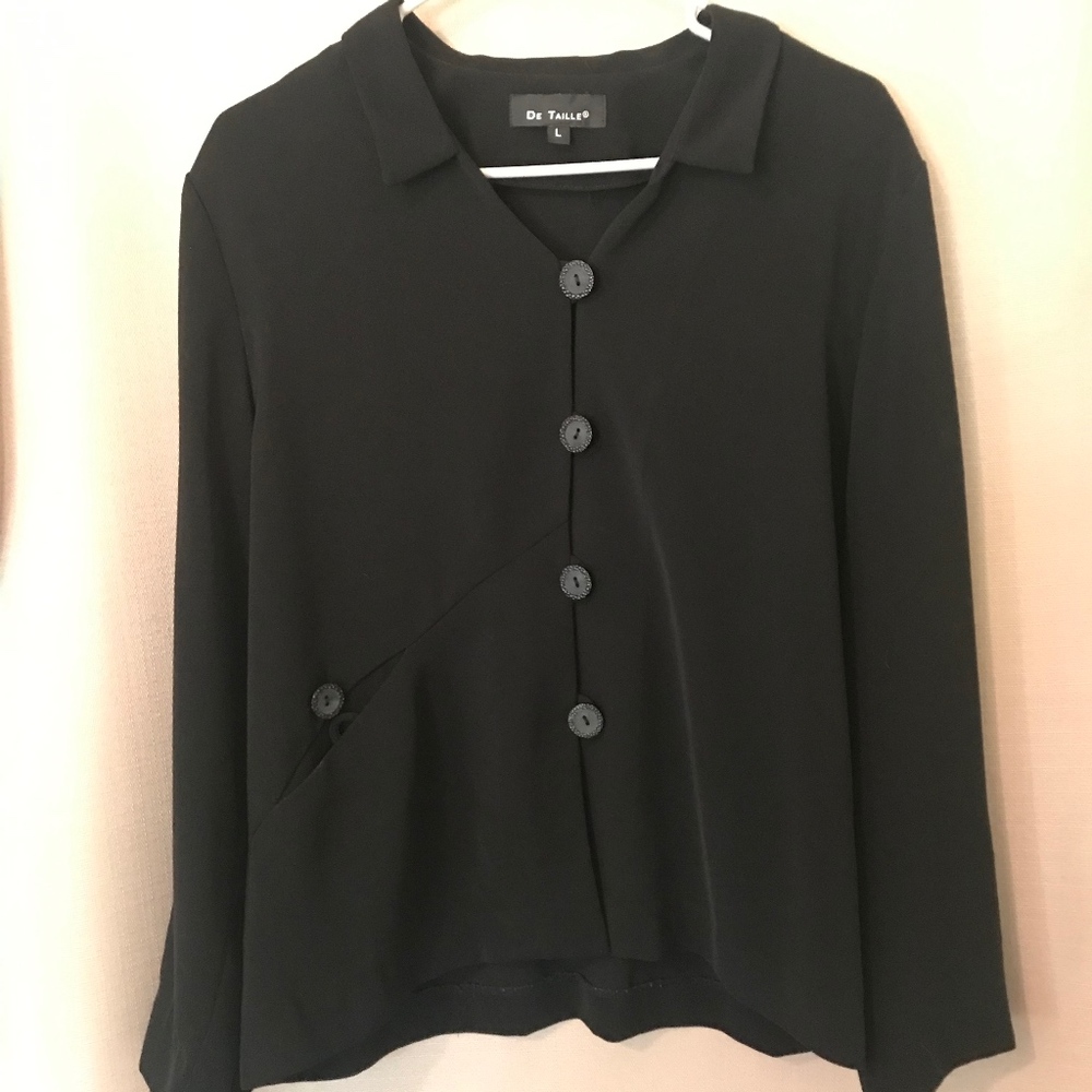 De Taille Black Lightweight Jacket